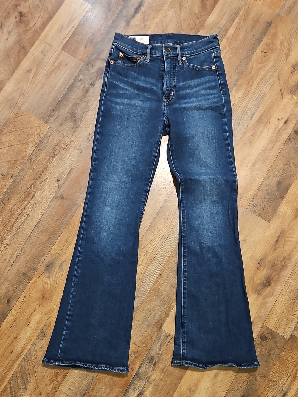 👖GAP Dark Blue High Rise Flare Jeans